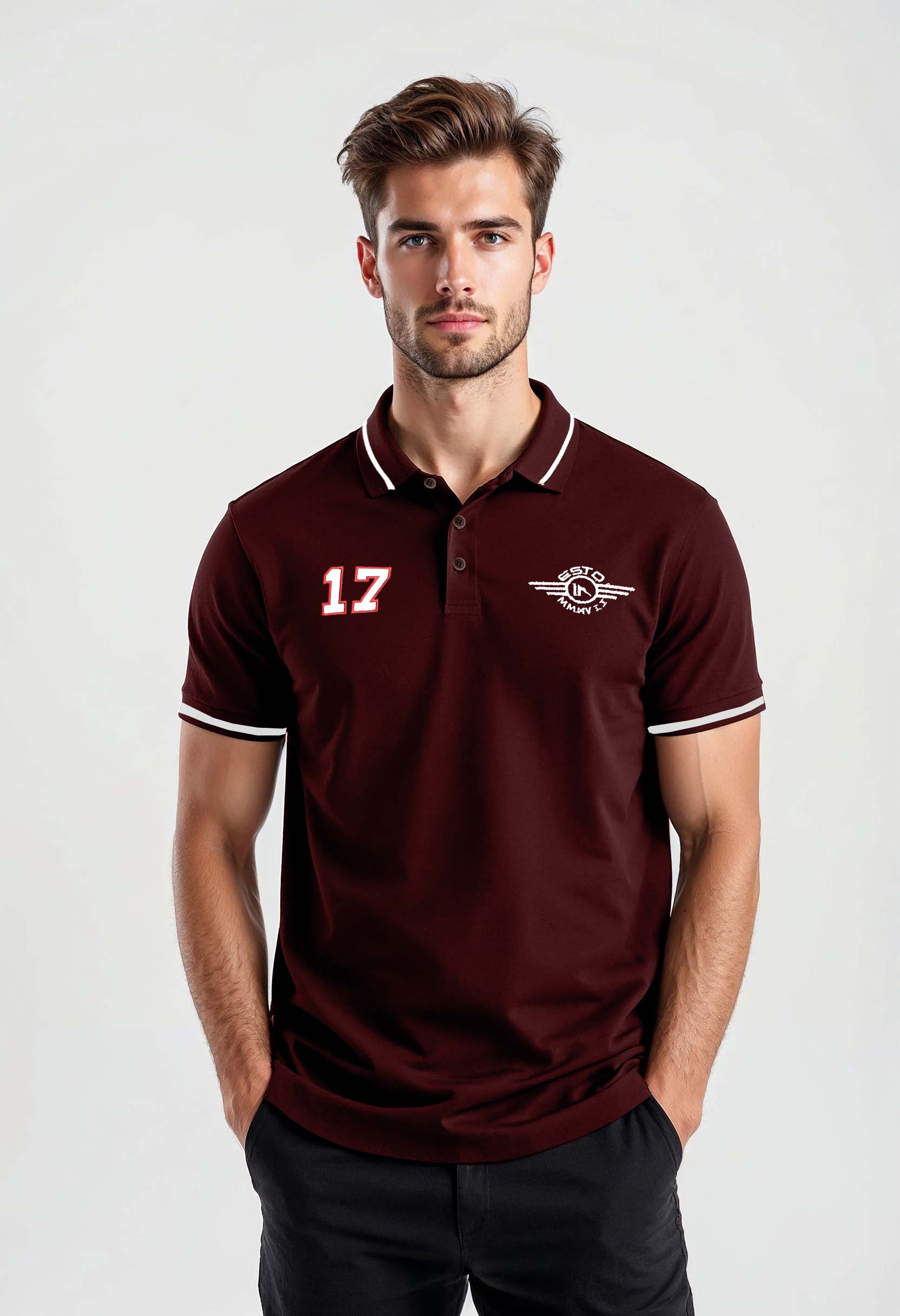 Maroon Polo Shirt – Men’s Polo