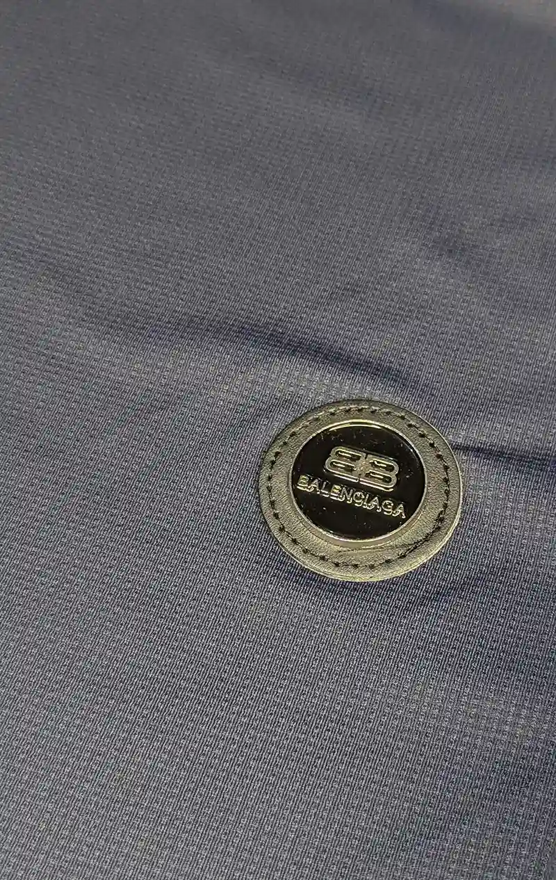 Balenciaga Navy Tee - Image 4