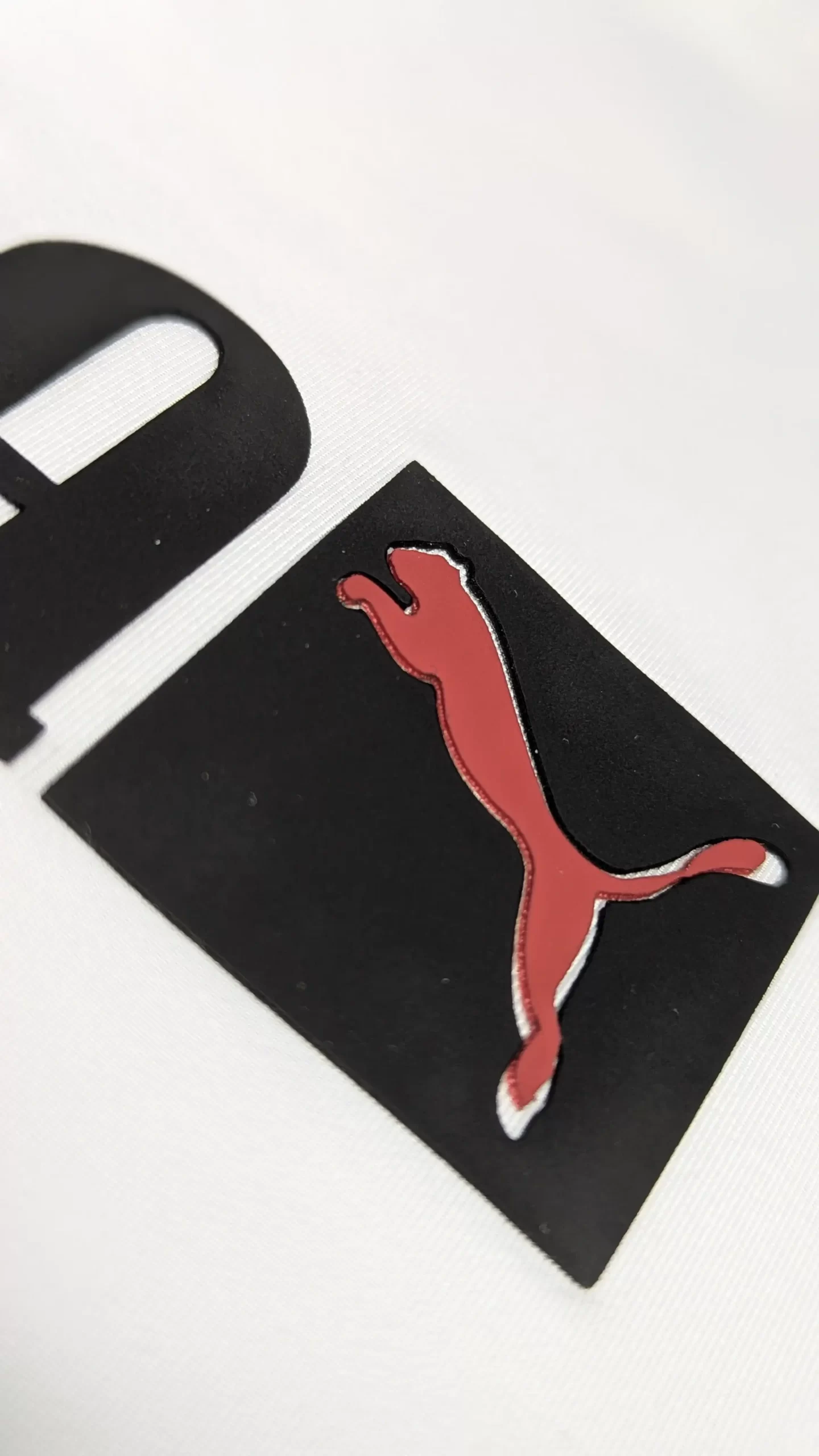 "Classic White Puma Performance Tee" - Image 3