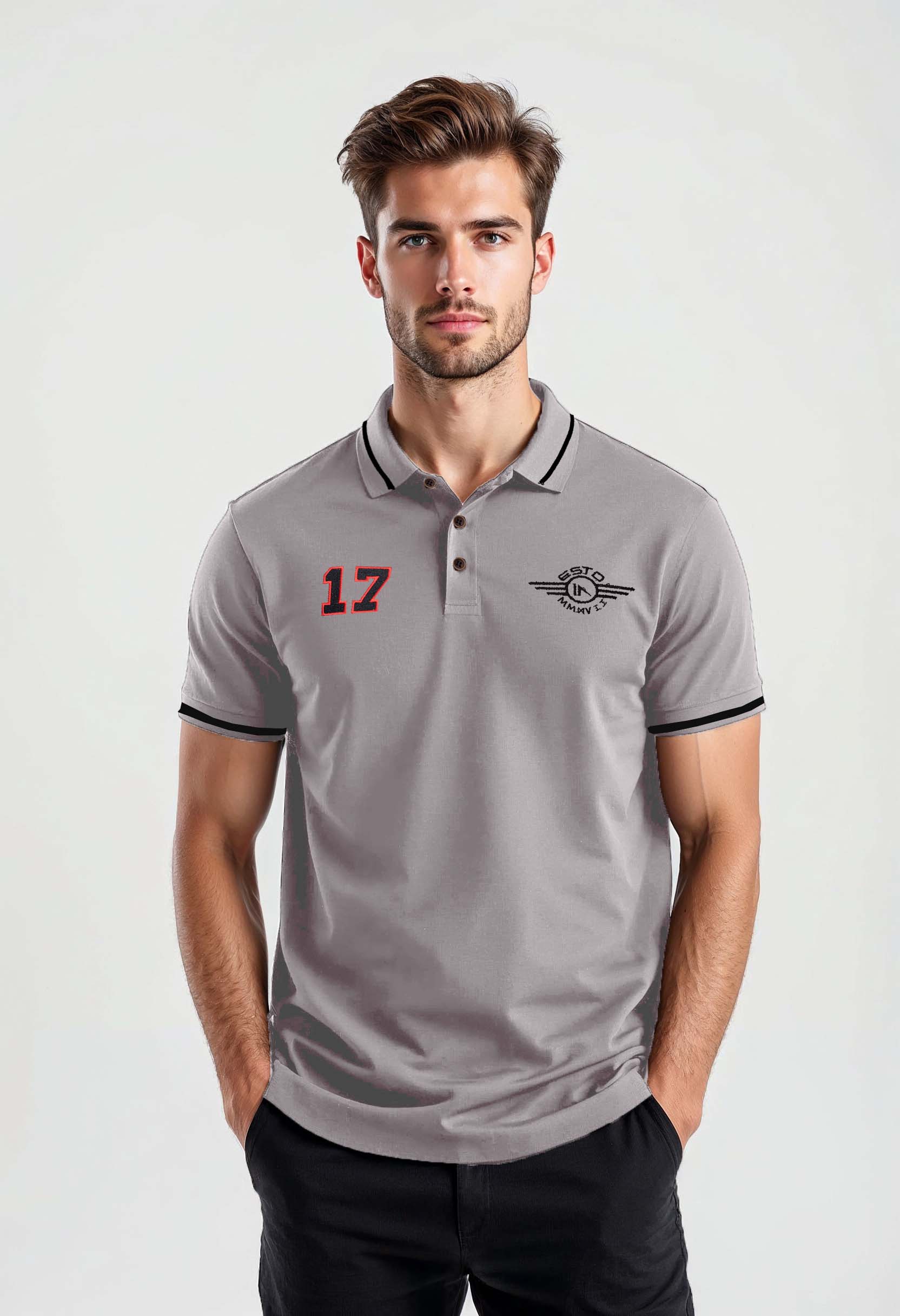 Gray Polo – Sporty Classic Edition