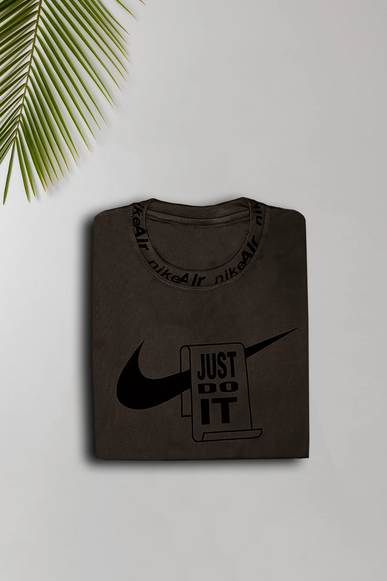 Bold Brown Nike Just Do It T-Shirt
