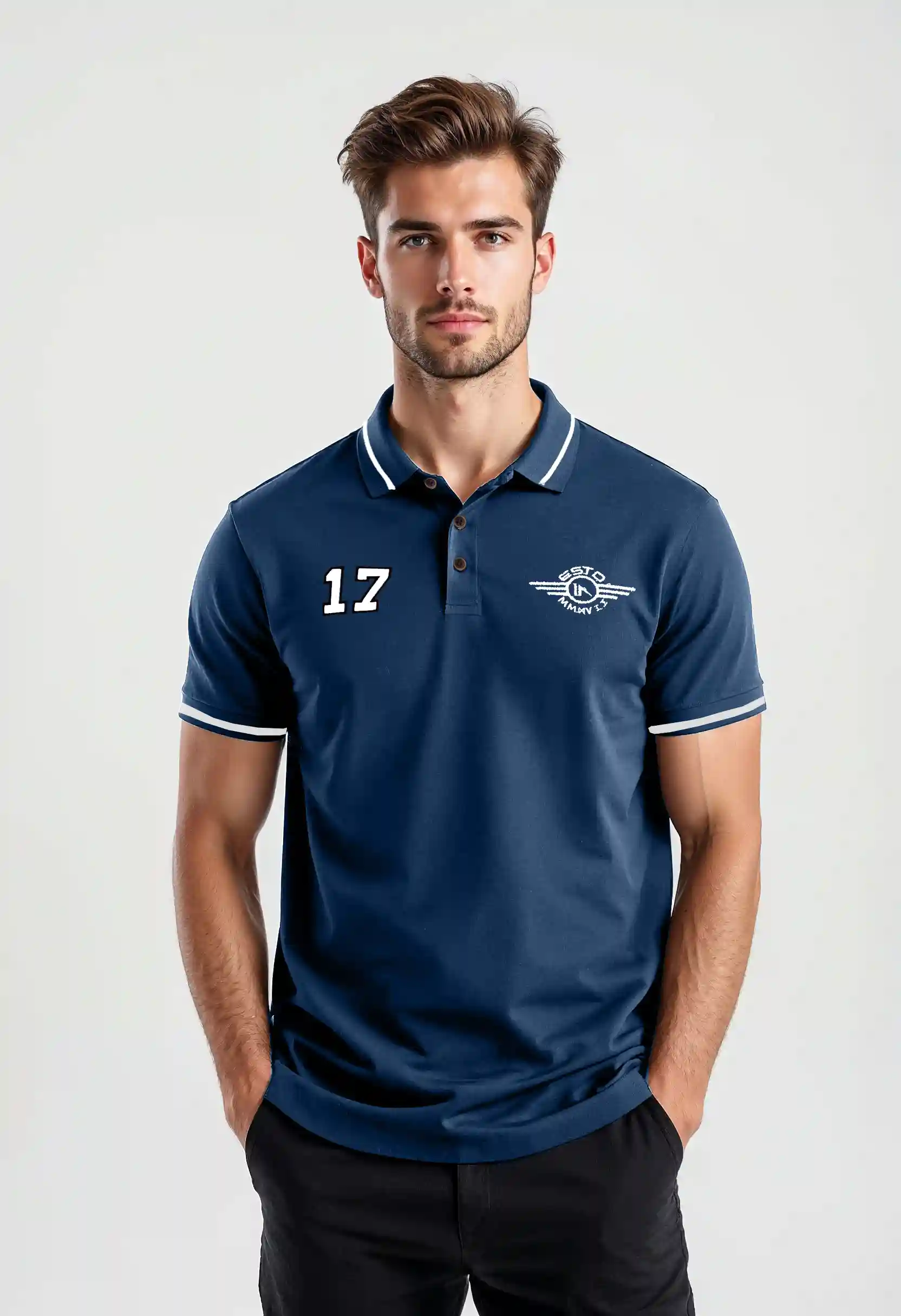 Navy Blue Polo Shirt – Men's Polo